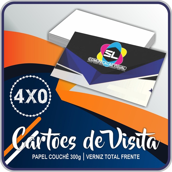 Cartão de visita 4X0