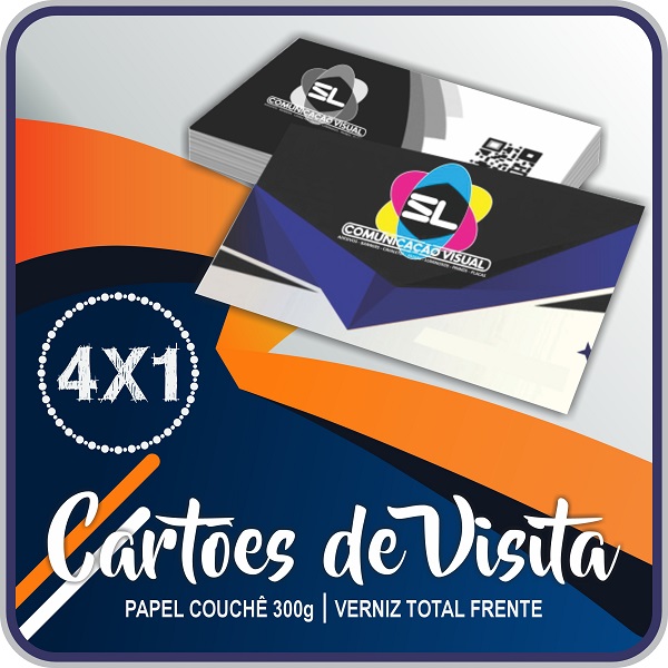 Cartão de visita 4X1
