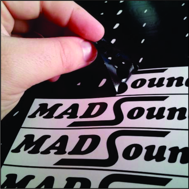 Adesivo recorte 1 cor