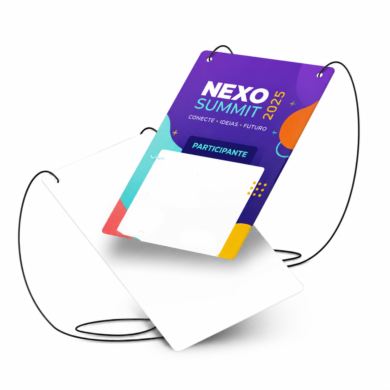 Credencial para Eventos - Papel Couchê Triplex 250g
