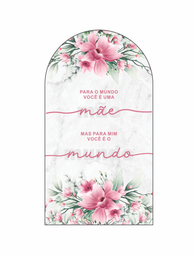Capa Decoração Dia das Mães Painel Romano - Veste Fácil