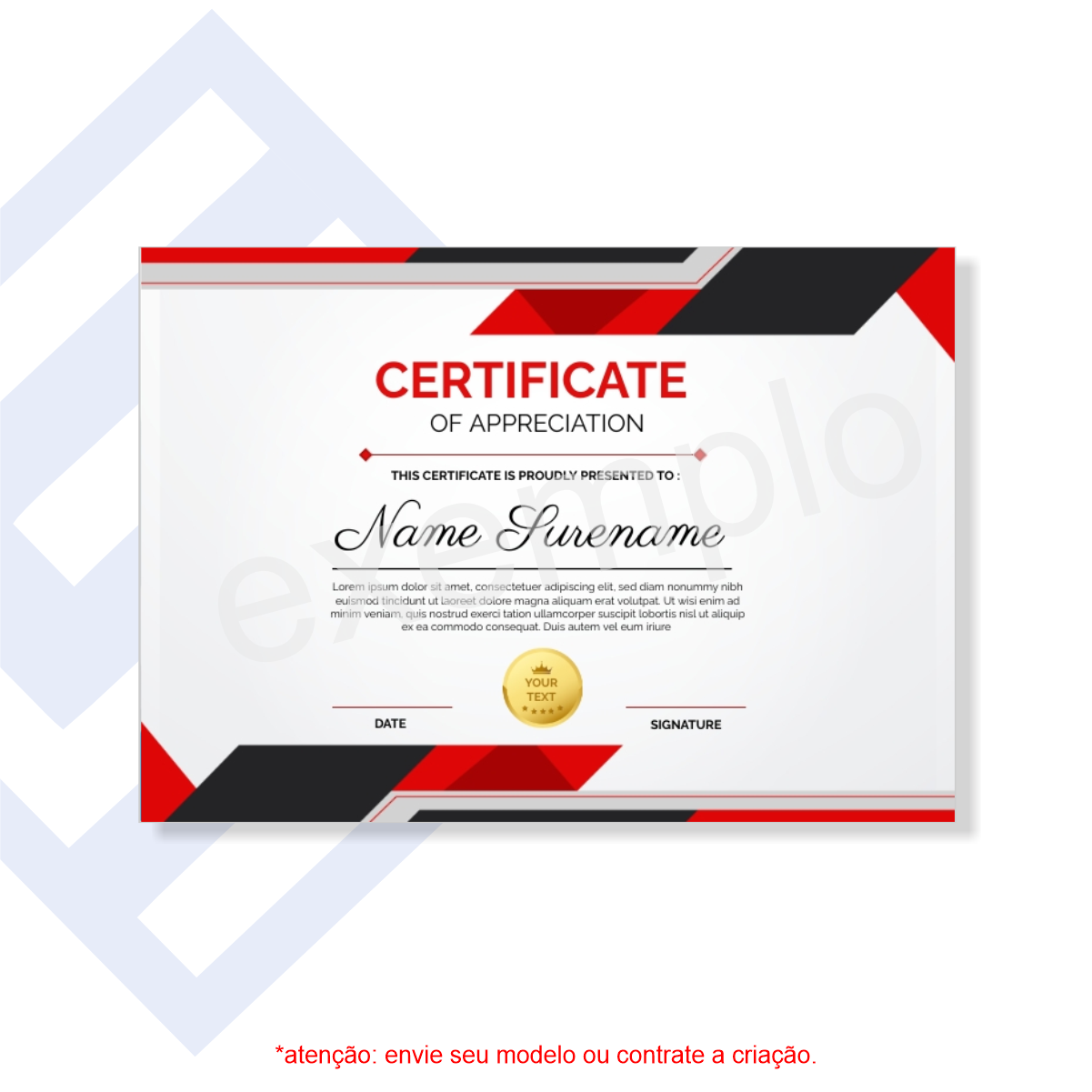 Certificado a4