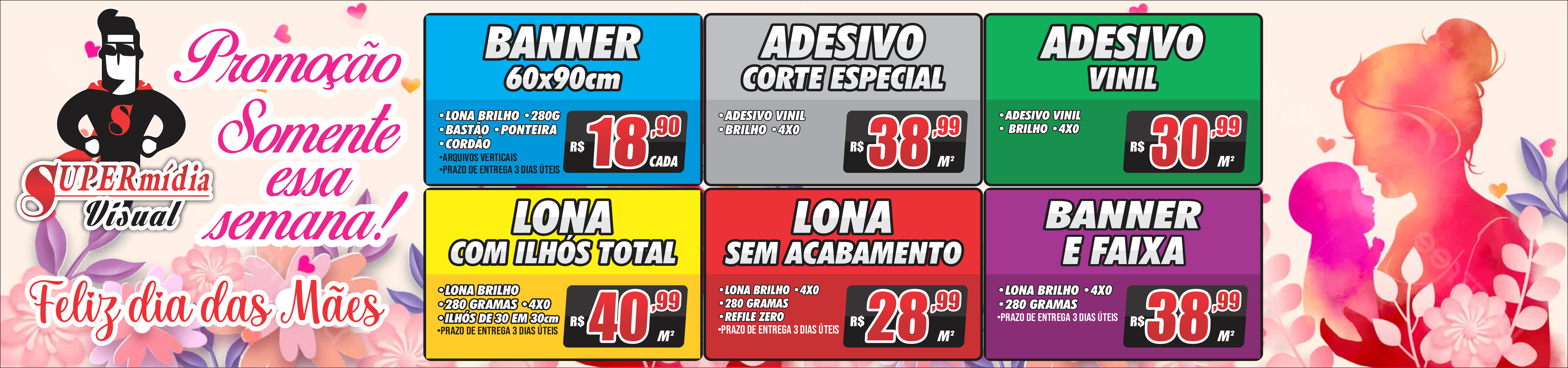 Promoção dia das mães