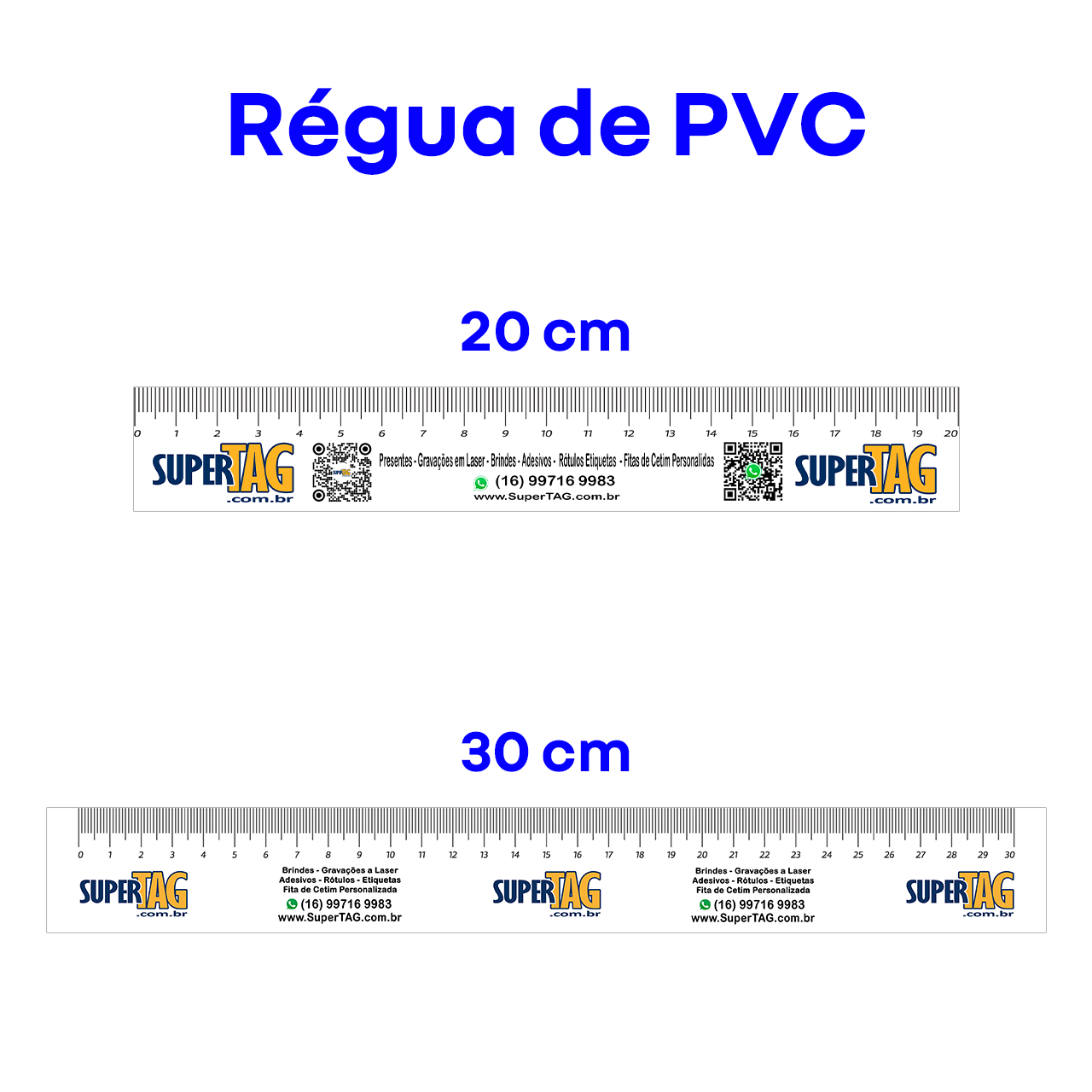 Régua PVC