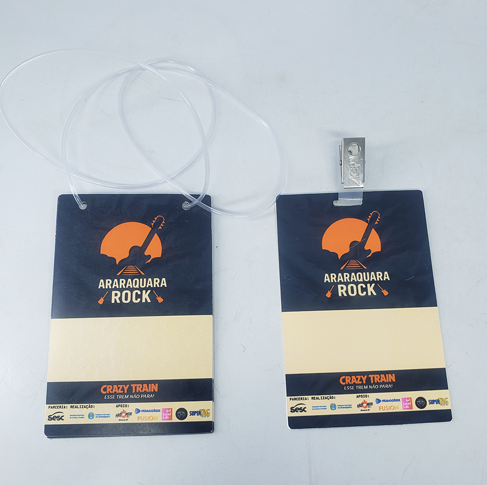 Crachá Credencial para Feiras e Eventos