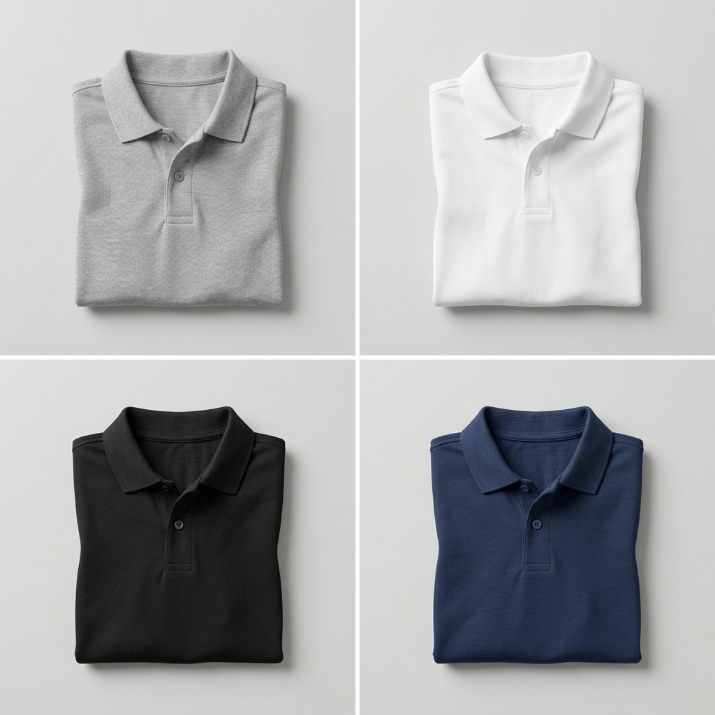 Camisa Masculina Polo Básica Personalizada