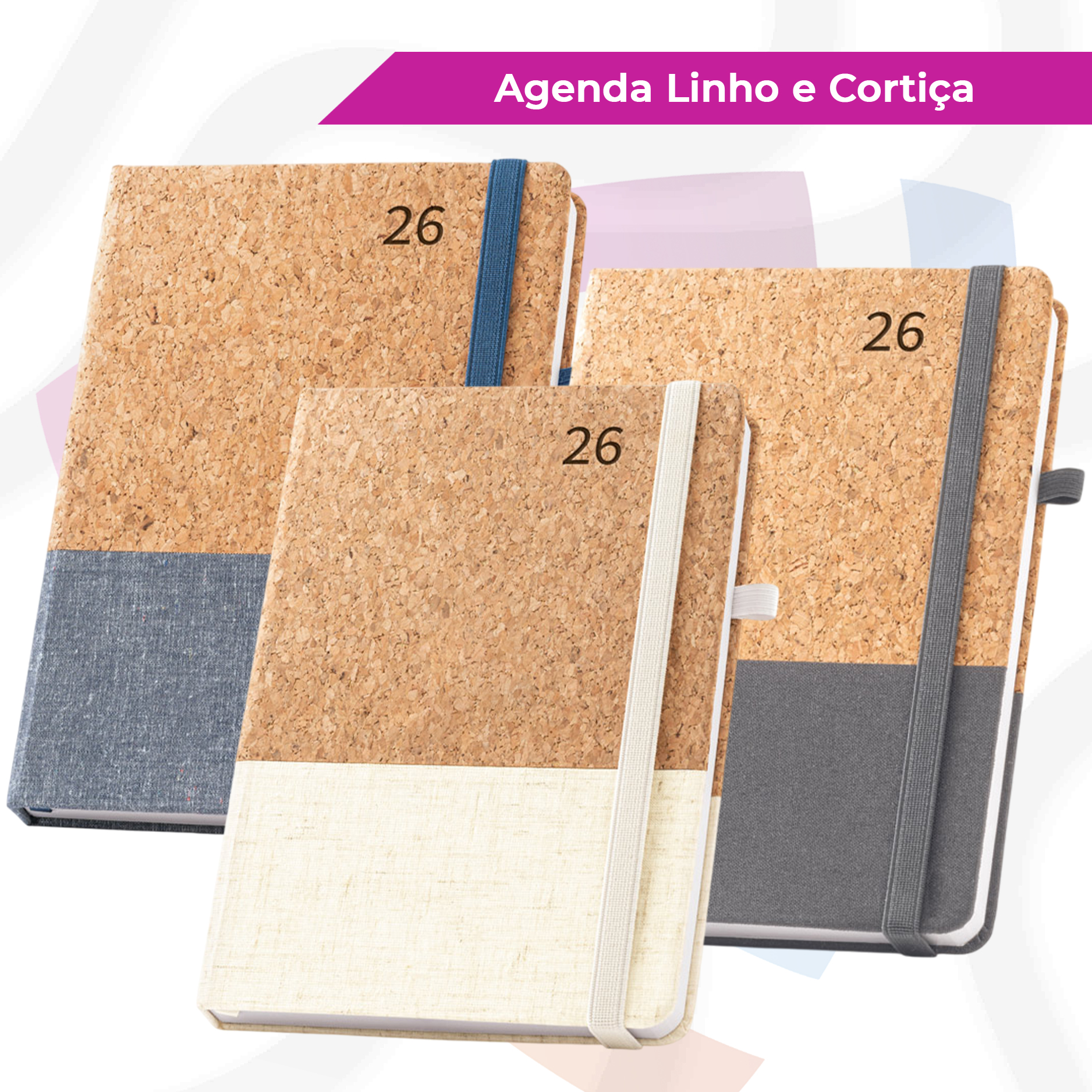 Agenda de Linho com Cortiça