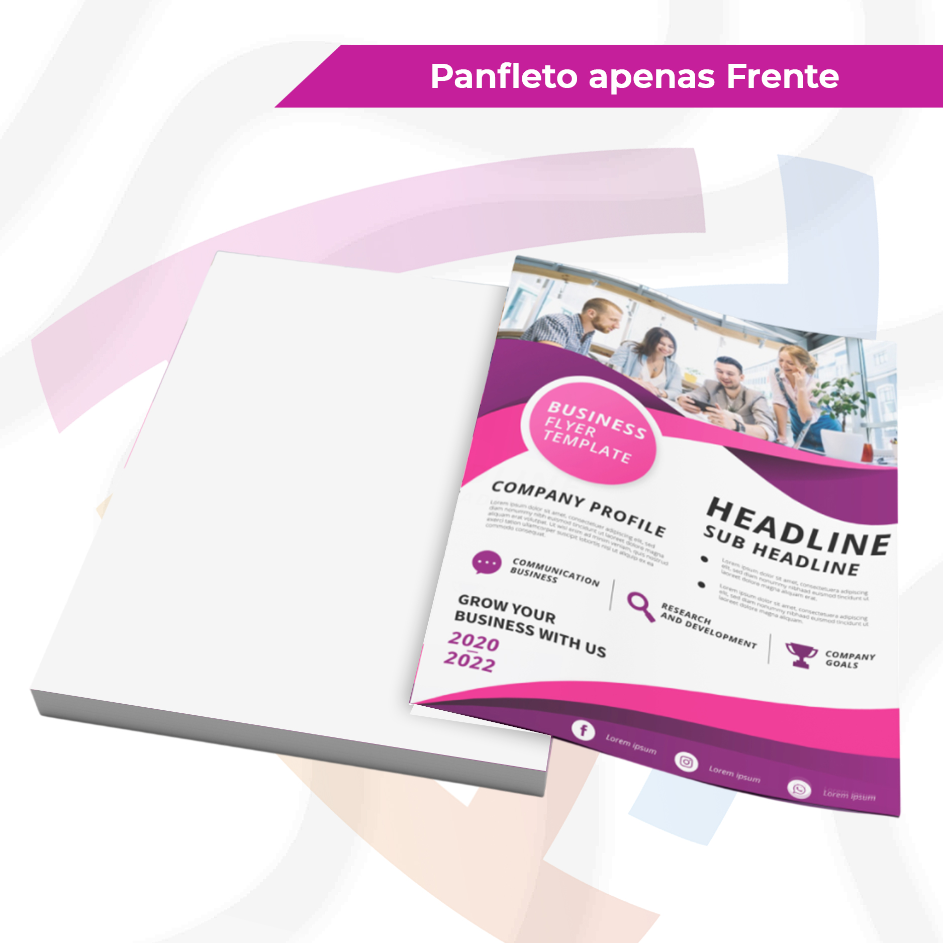 Panfleto Apenas Frente