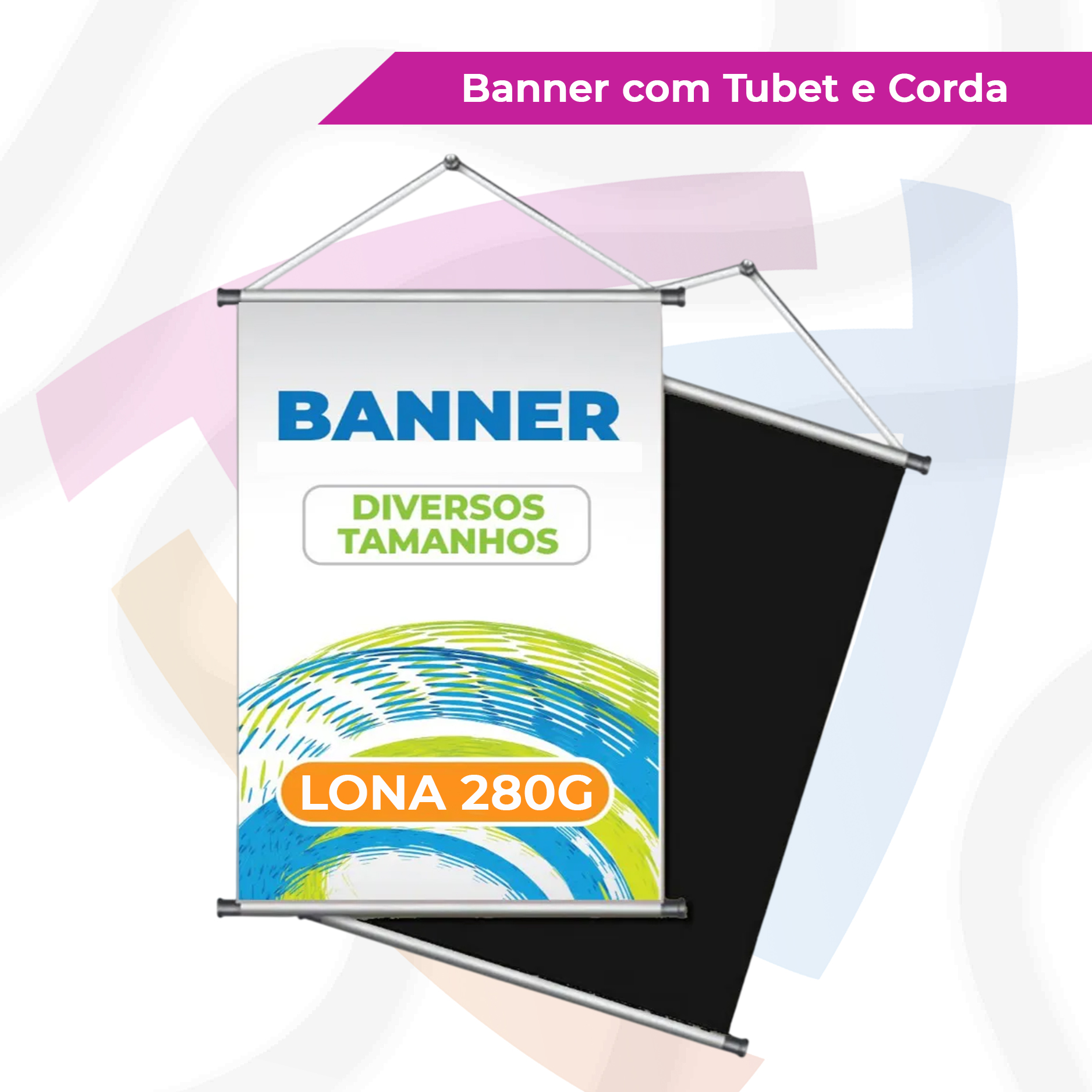 Banner com Tubet e Corda