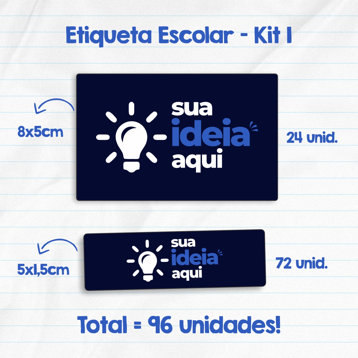 Etiqueta Escolar Personalizada