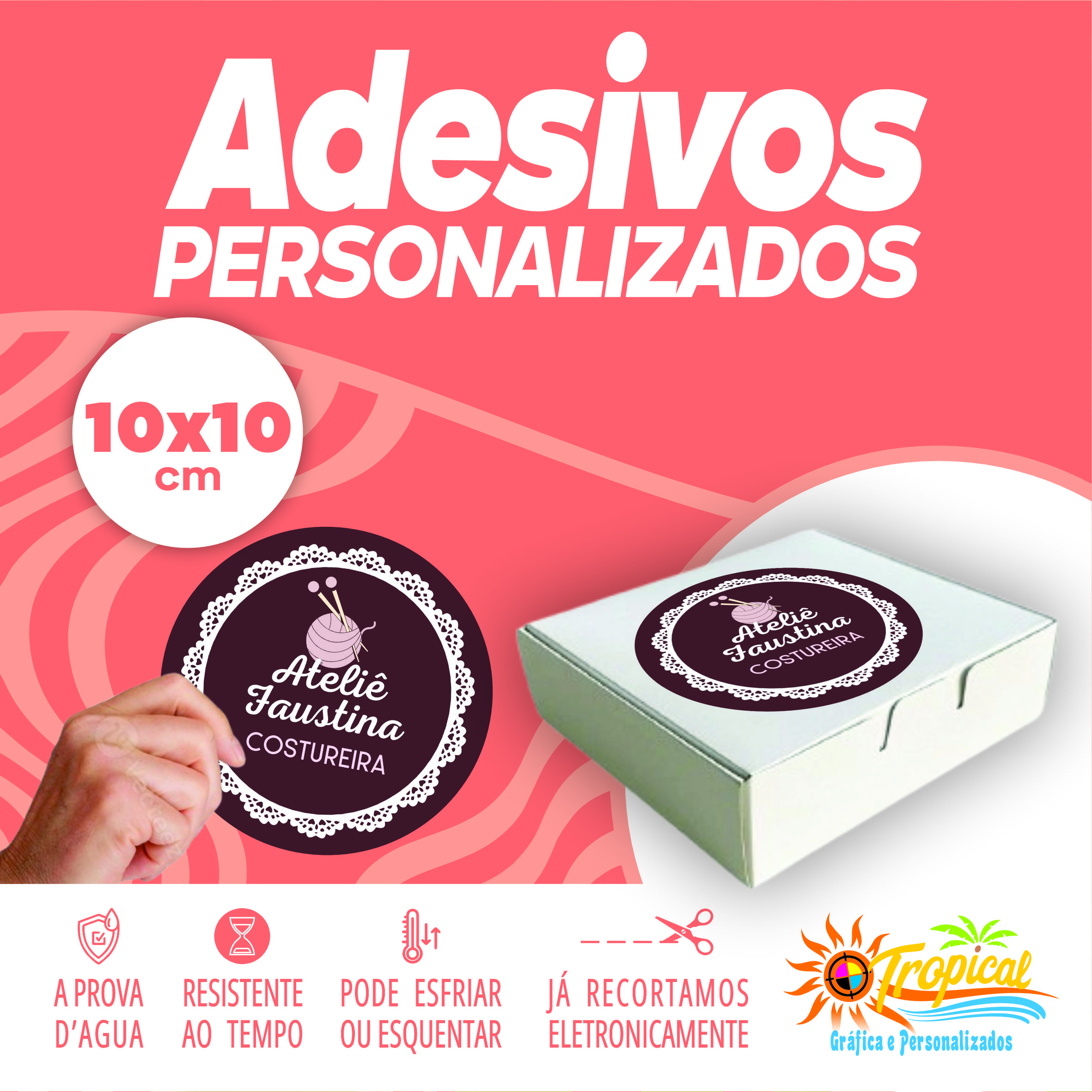 Adesivo 10x10