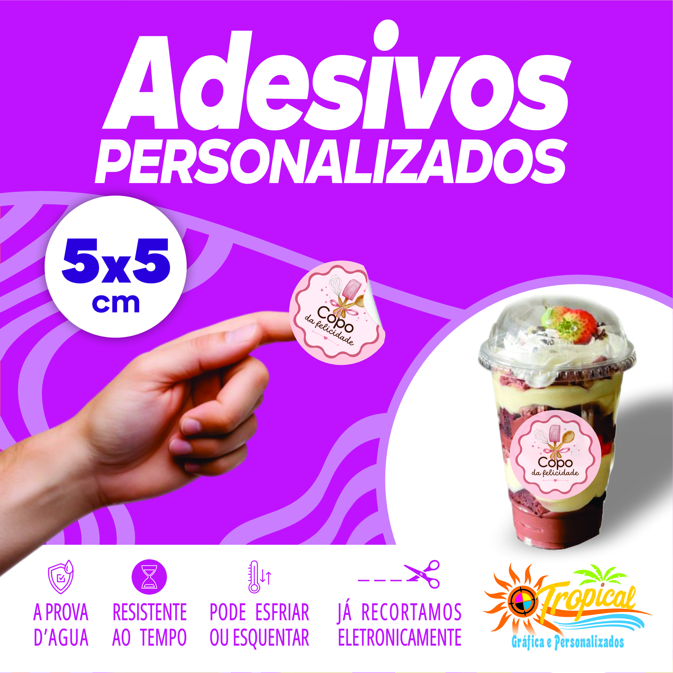 Adesivo 5x5
