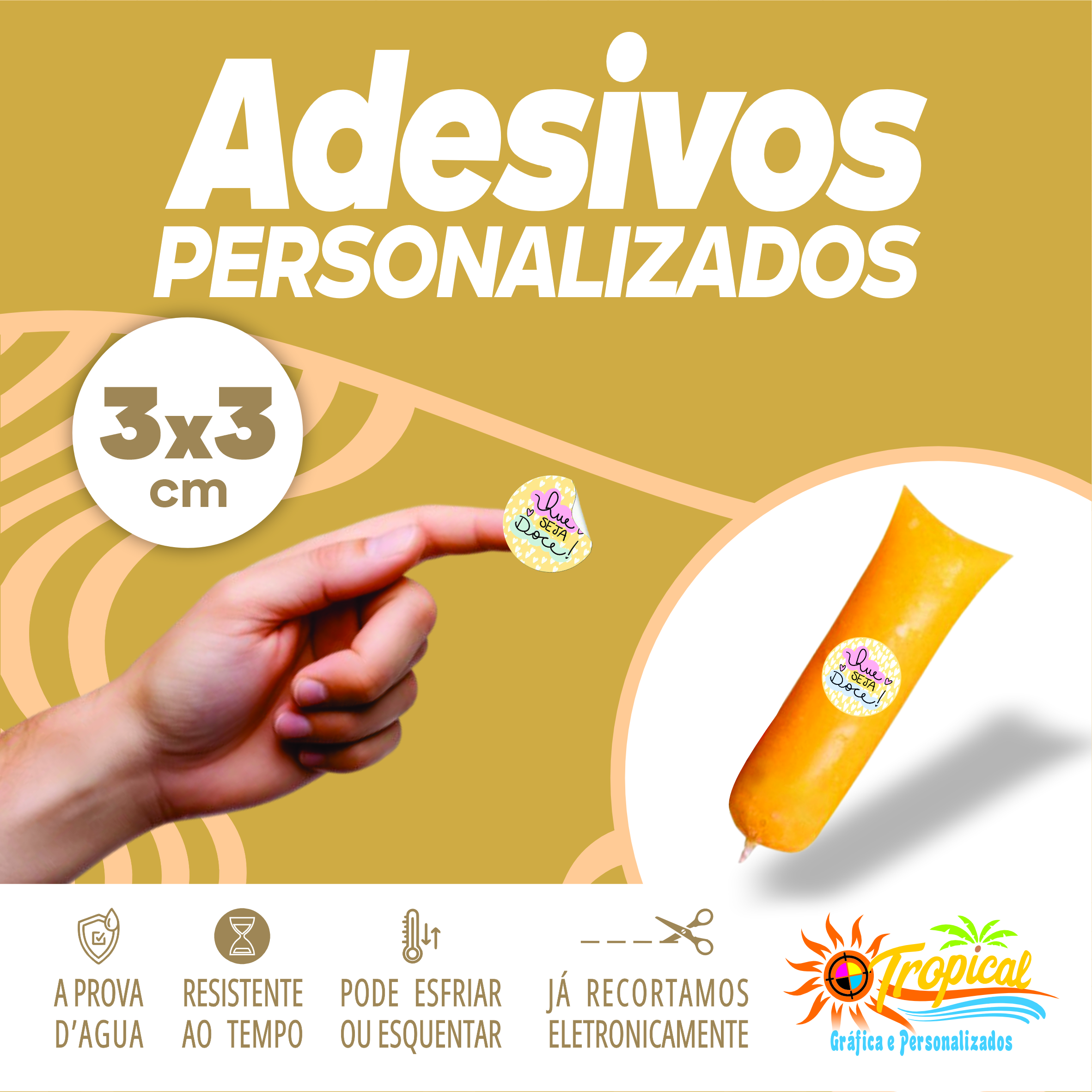 Adesivo 3x3