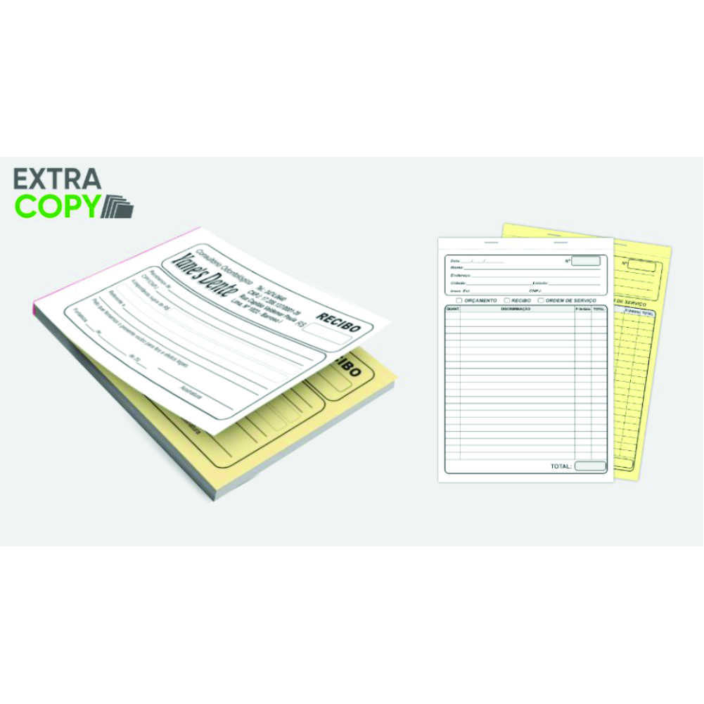 Bloco 10x15 cm 1/0 cor 50x2 vias
