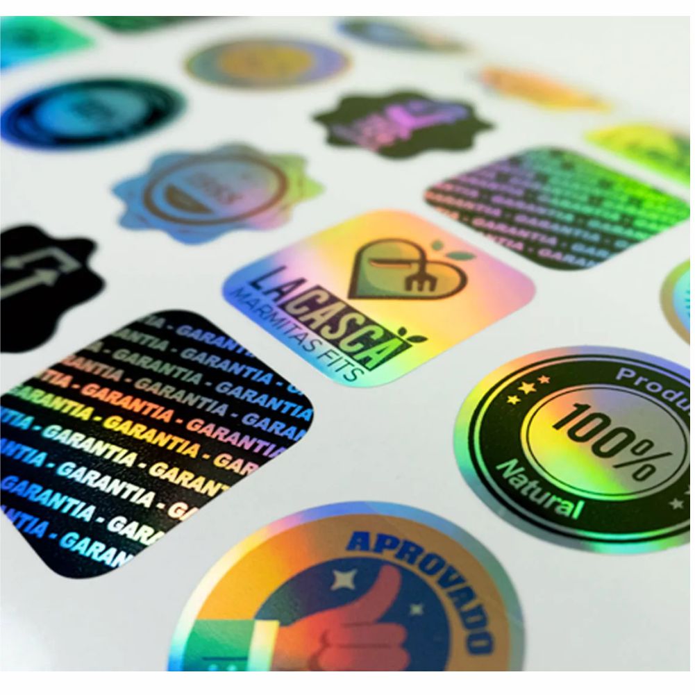 Adesivo Papel Holográfico