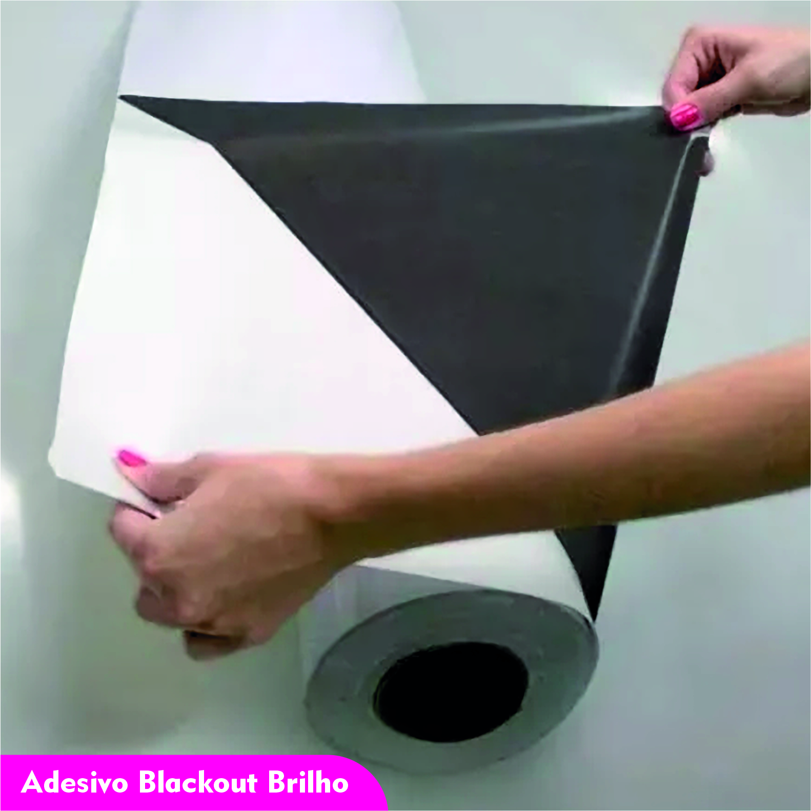 Adesivo Vinil blackout corte reto