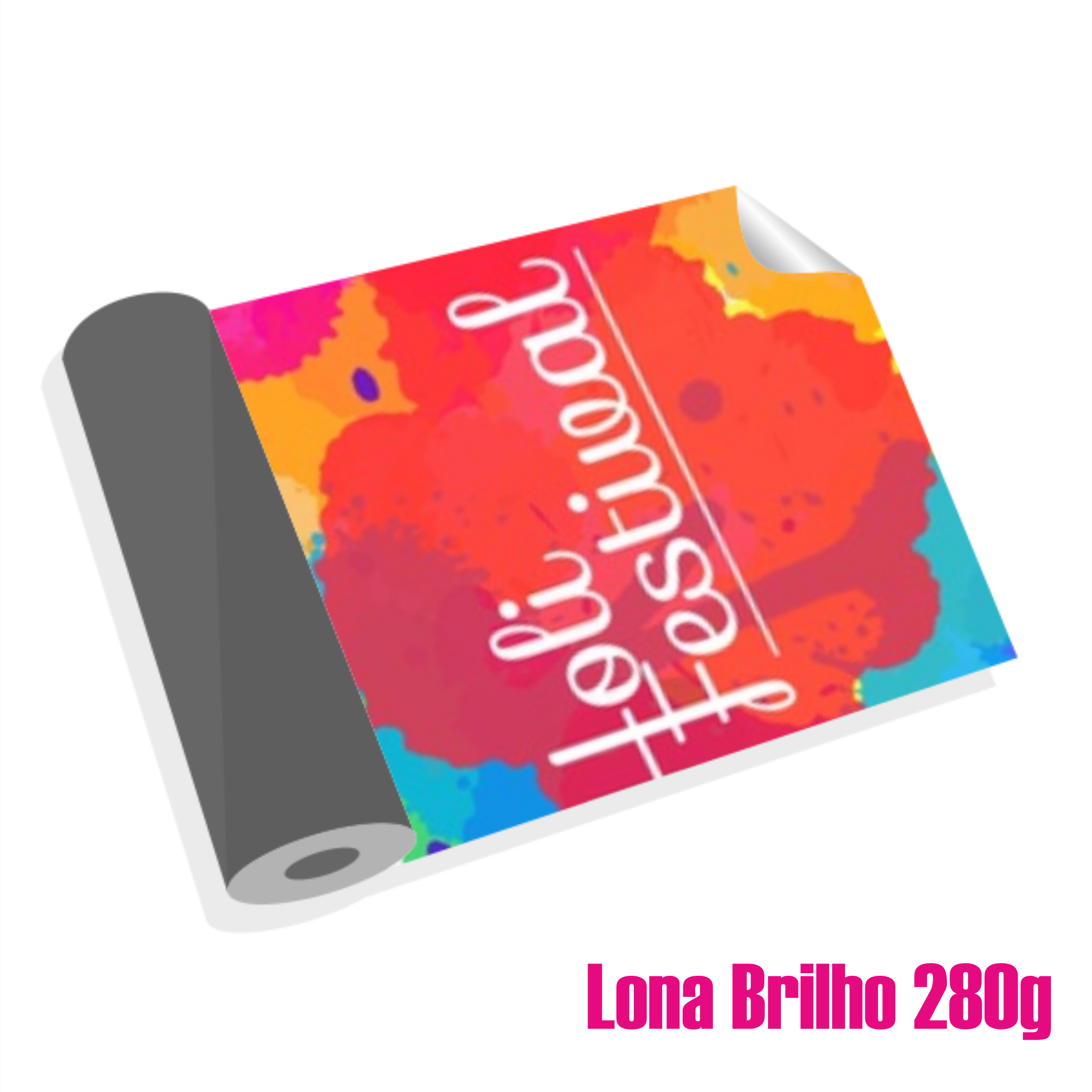 Lona Impressa 280g por M2