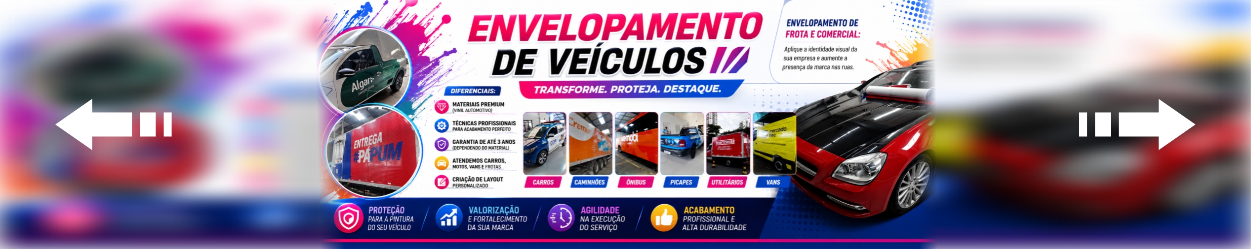 ENVELOPAMENTO DE VEÍCULOS