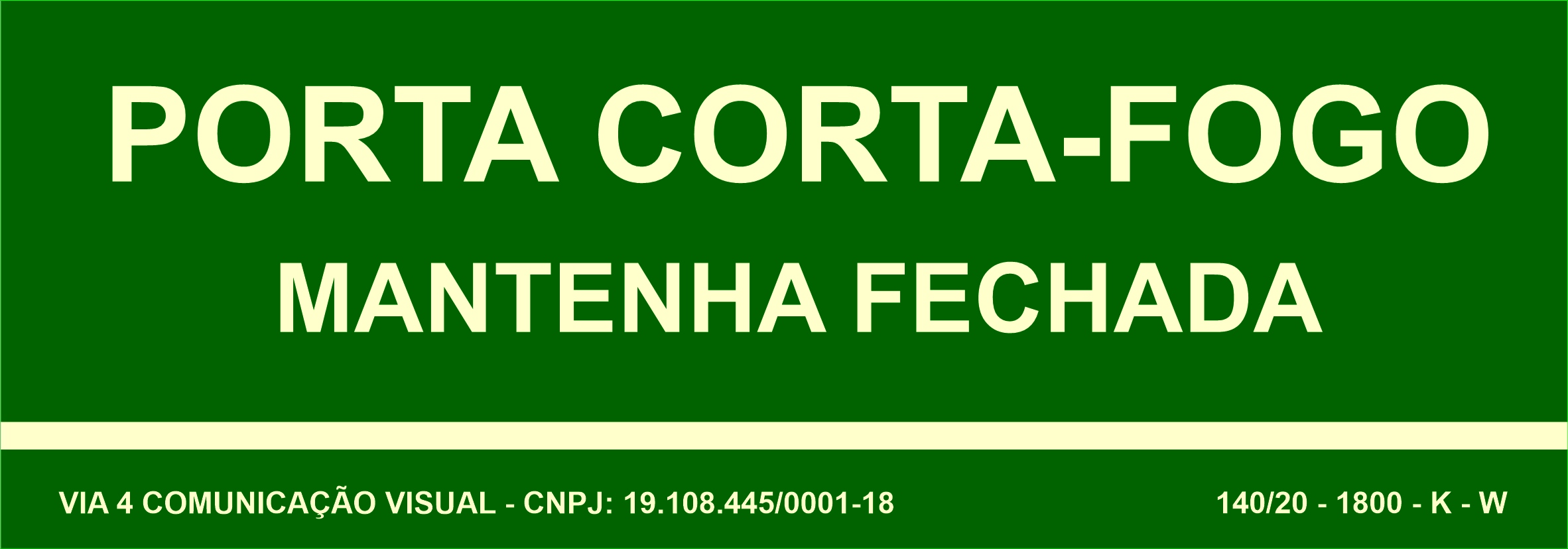 PORTA CORTA-FOGO EM PVC