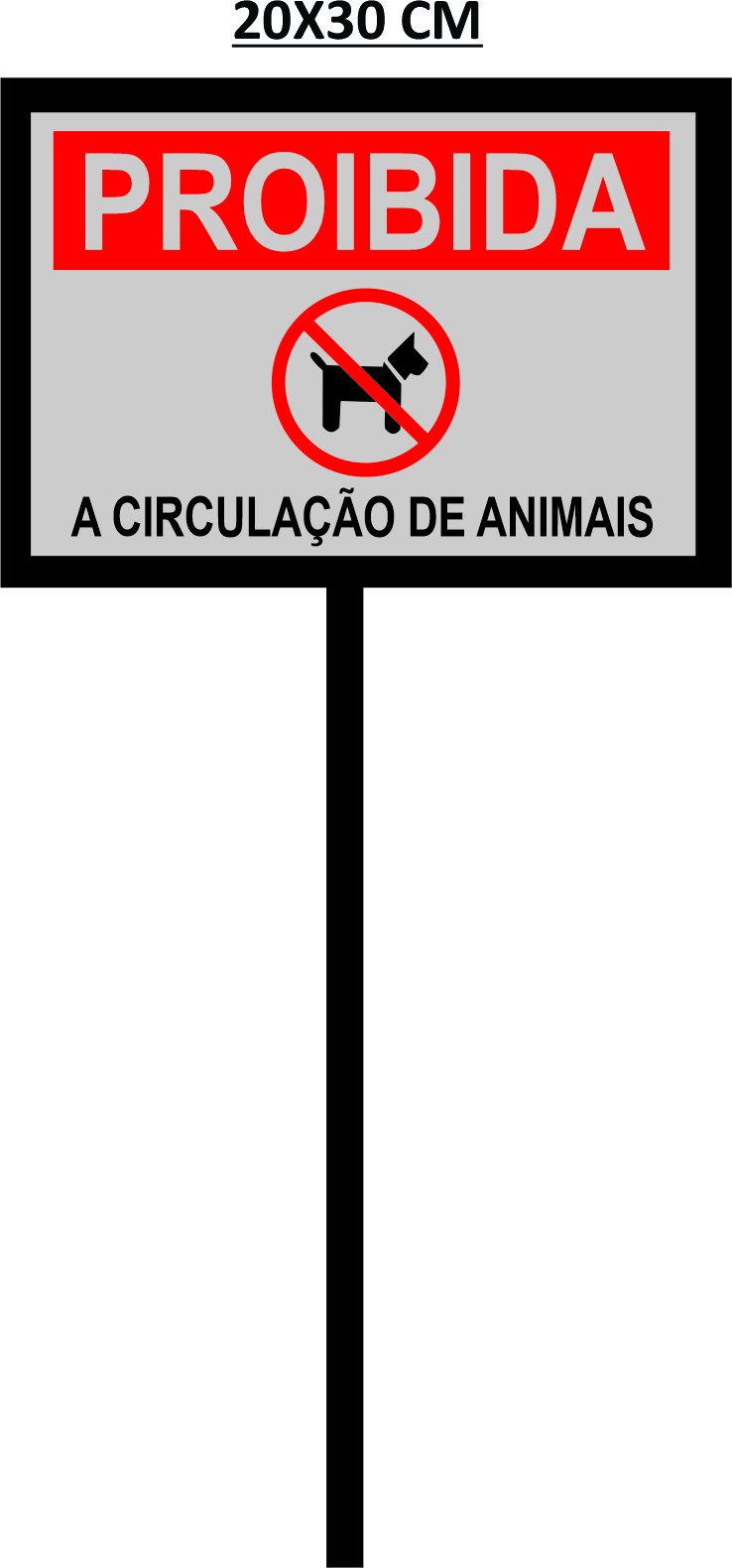 PLACA ANIMAIS