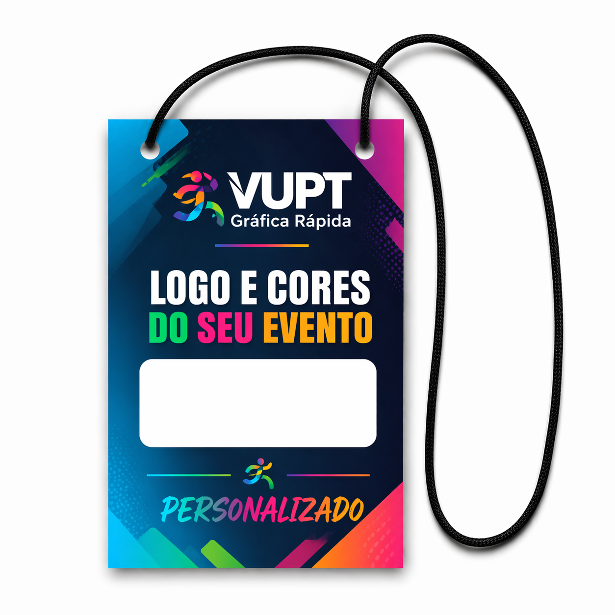 Crachá / Credencial Personalizado - 200 unidades