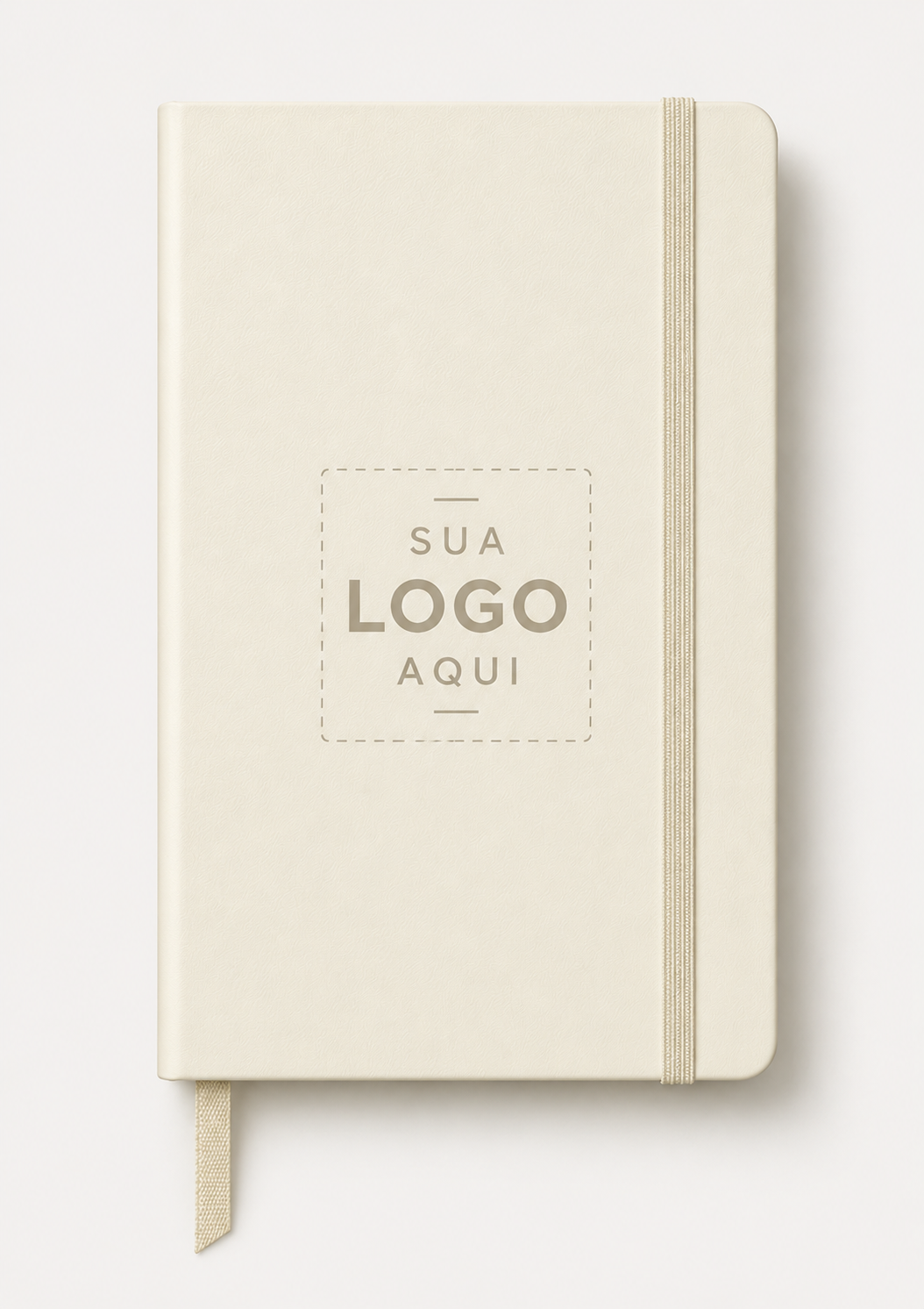 Moleskine - Capa dura cartonada - 14x20cm - Personalizada - 80 folhas - 1x1 cor  - 10 unidades