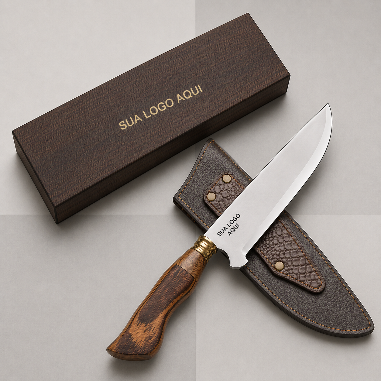 FACA PICANHEIRA TRADICIONAL AÇO INOX  COM ALTO TEOR DE CARBONO - RAMIN - 9 Pol + caixa acartonada