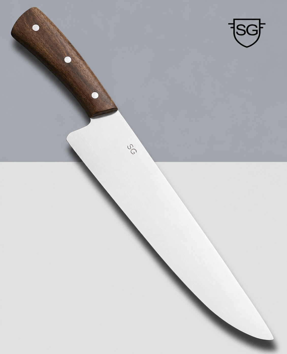 FACA PICANHEIRA LINHA PRIME AÇO INOX  420 CIRÚRGICO, CABO MADEIRA - 8 Pol