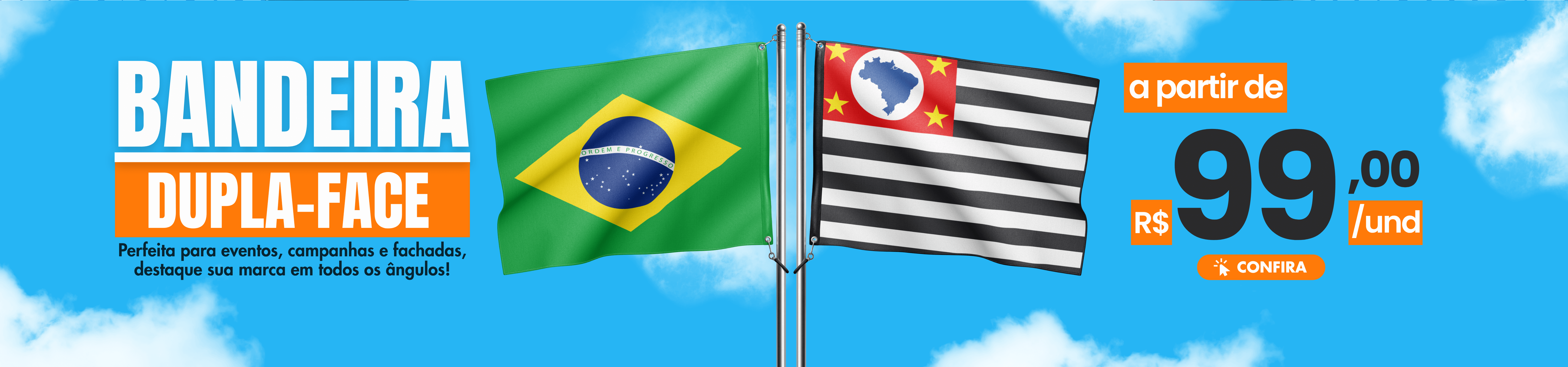 Bandeira Dupla-Face