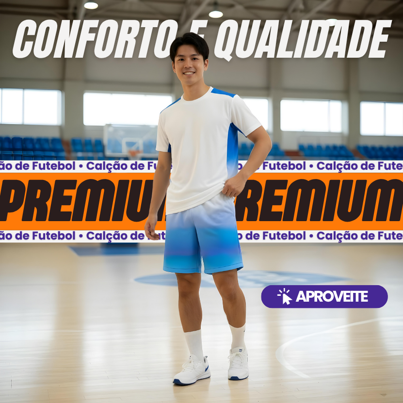 Calção Futebol Premium