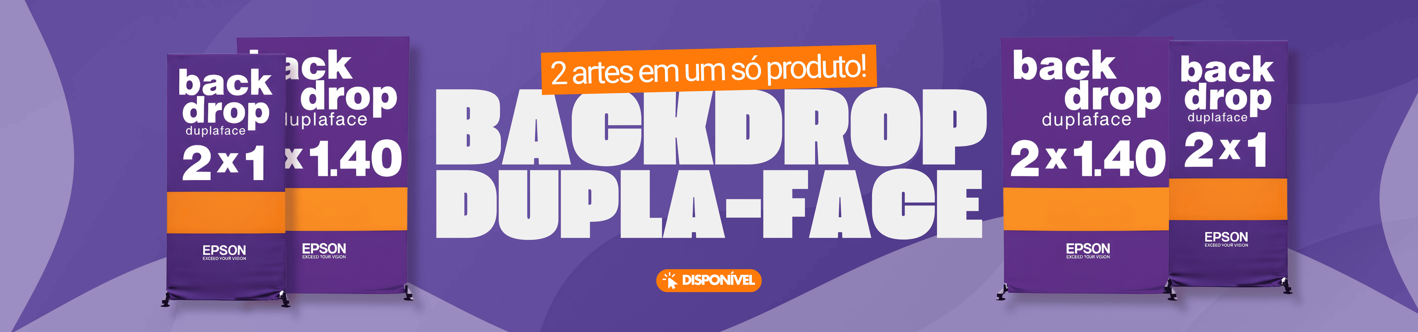 Backdrop Wind Banner 24hs