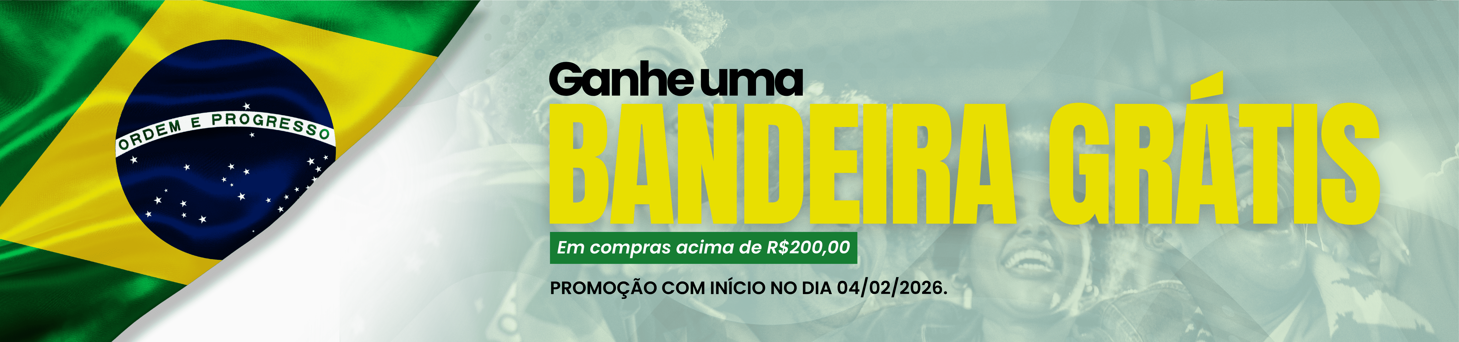 Brinde Bandeira Wind Banner 24hs