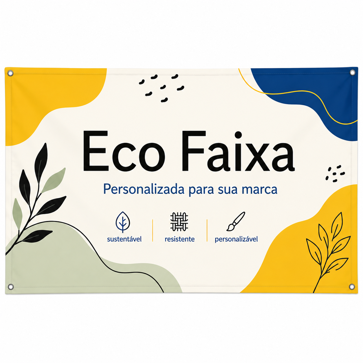 FAIXA PERSONALIZADA EM TECIDO SOB MEDIDA