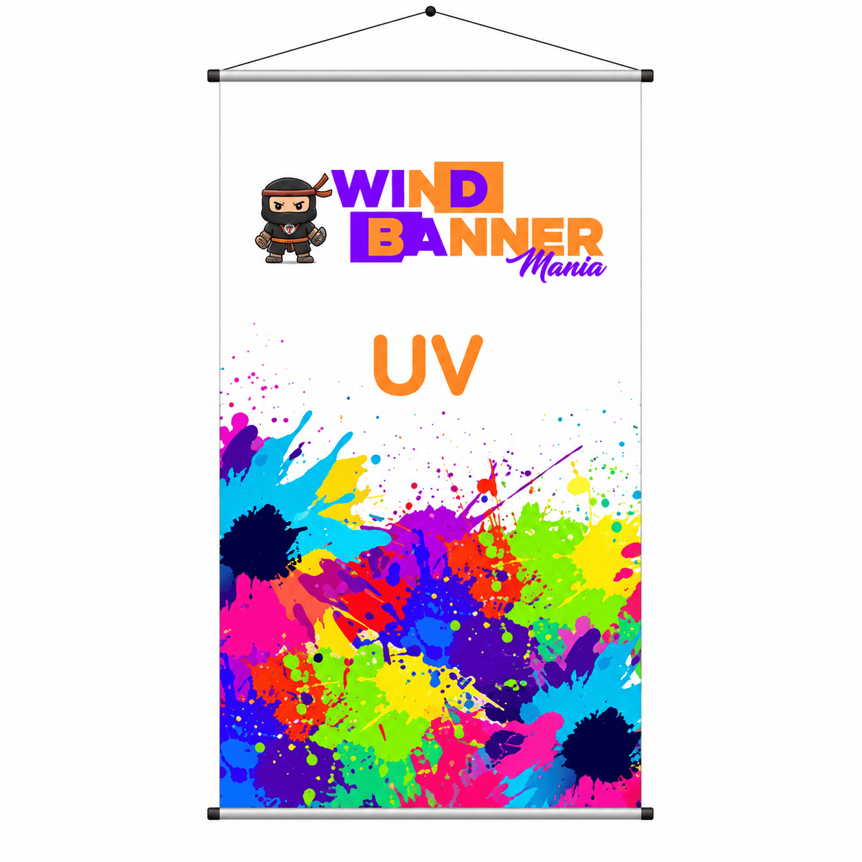 BANNER EM LONA UV 70CM PERSONALIZADO