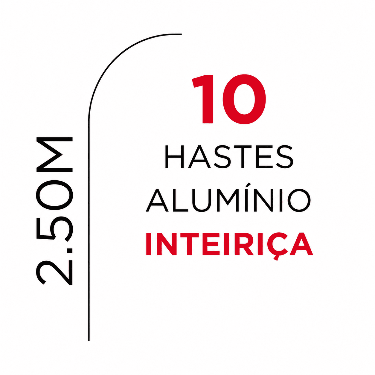 10 HASTES INTEIRIÇA PROMOCIONAL