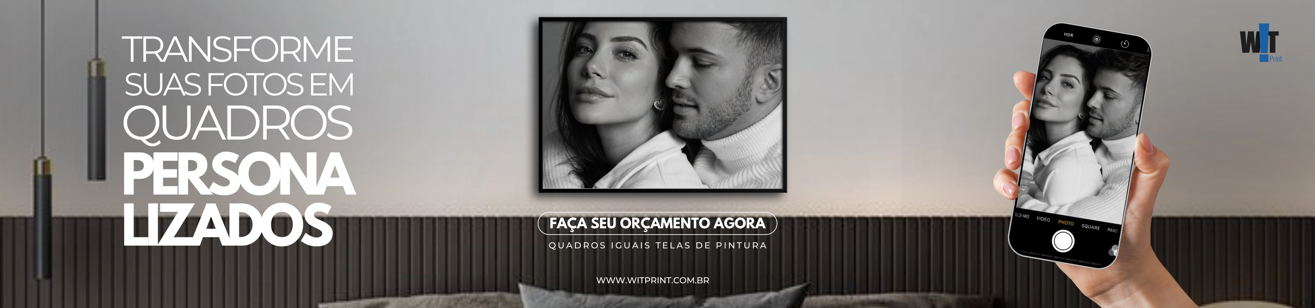 Faça seu quadro personalizado