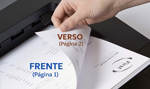 explicando frente e verso