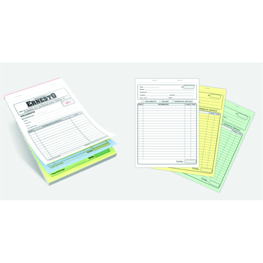 Bloco 10x15 cm 1/0 cor 25x3 vias